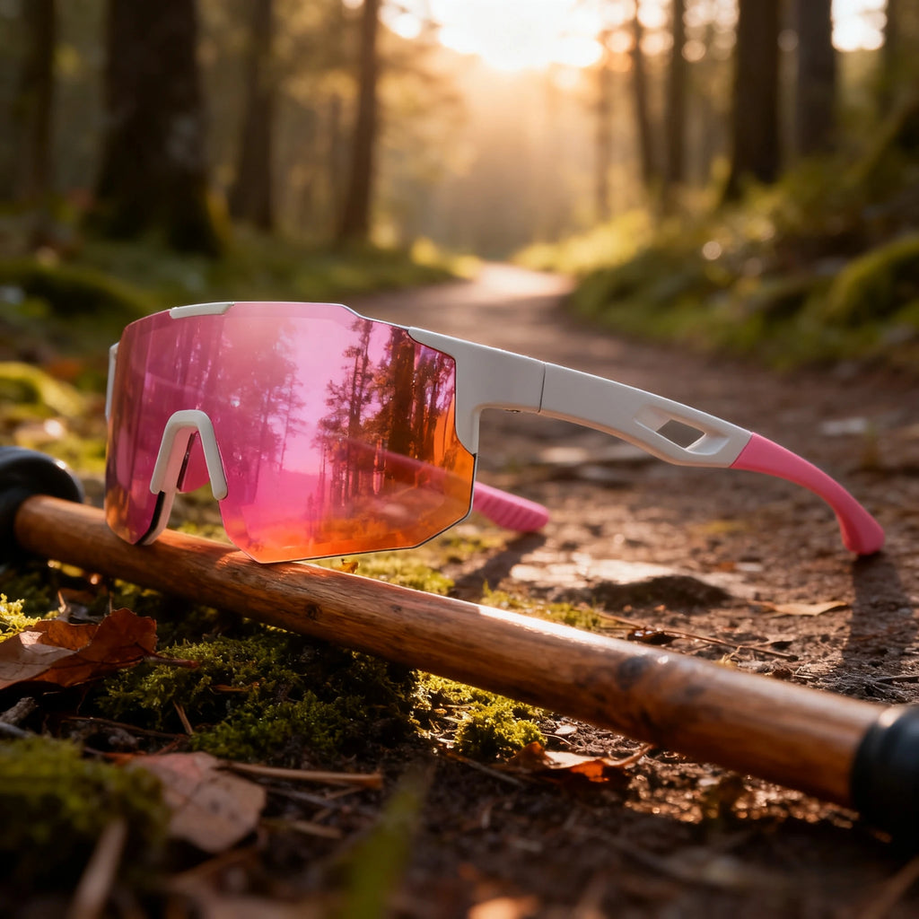 Oversized Sports Sunglasses - Wraparound Design, UV400 Unisex Comfort Fit for living the Outdoor lifestyle!