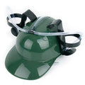 Beverage Helmet with Straw