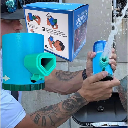 Funny Shotgun Roulette Drinking Game for Randomized Beer Shotgun Fun Wheel Game Beer Party Game for Tailgate BBQ Pregame