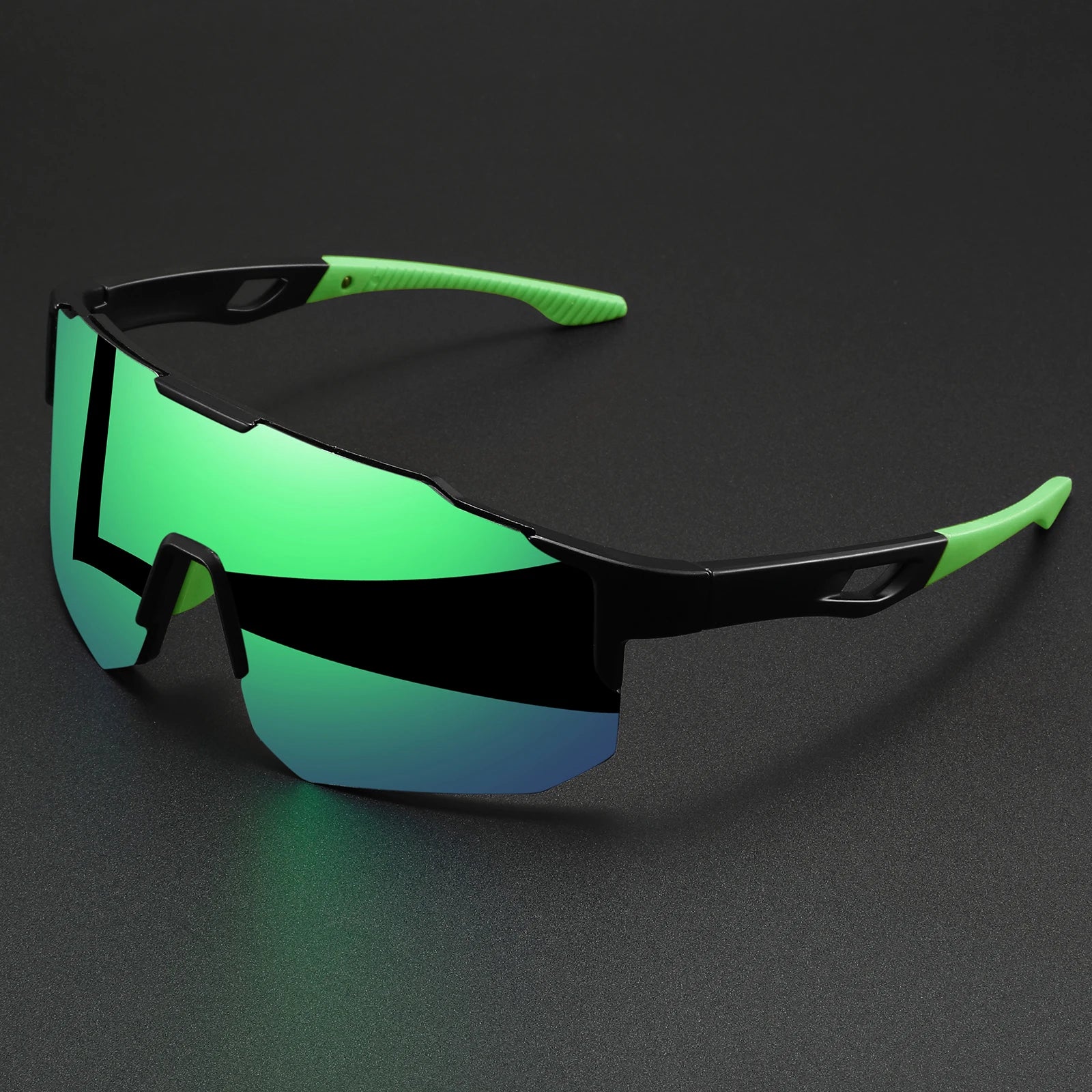 Oversized Sports Sunglasses - Wraparound Design, UV400 Unisex Comfort Fit for living the Outdoor lifestyle!