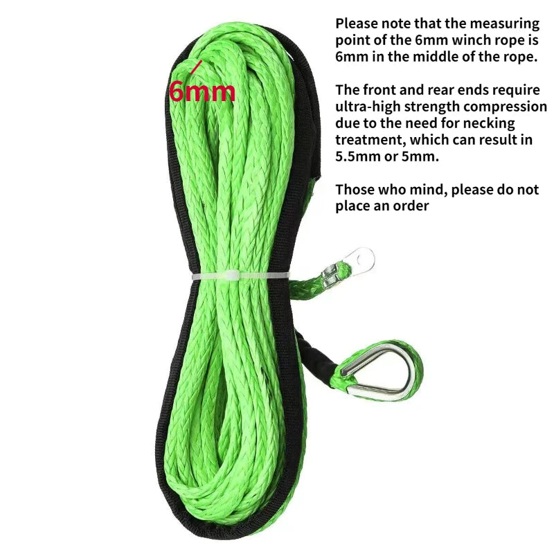 7500LBS Synthetic Winch Rope